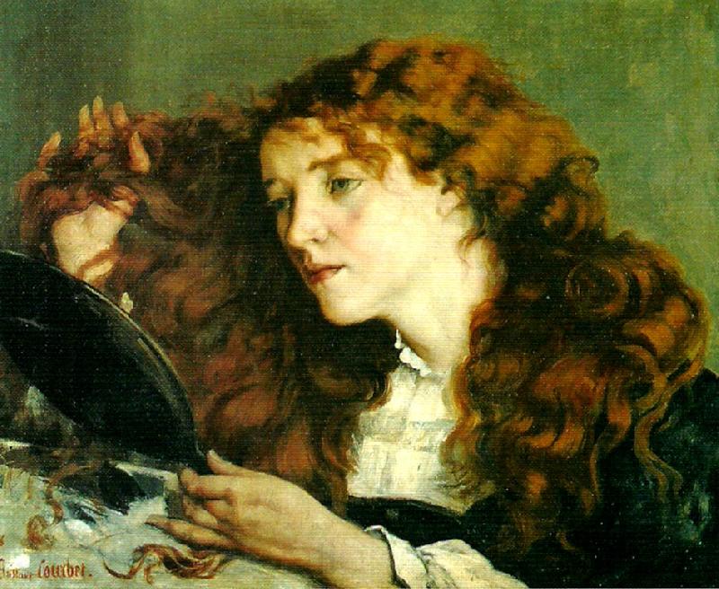 Gustave Courbet den vackra irlandskan France oil painting art